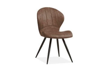Eetkamerstoel Magic - eetkamerstoelen - Bruin, Nieuw, Bruin, Overige materialen