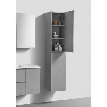 Kolomkast Sanimar Genua Omkeerbaar Wit 170 x 35 x 35 cm, Ophalen of Verzenden, Nieuw, 25 tot 50 cm, Overige typen