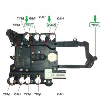 Mercedes 7G Tronic 0717 0718 2767 2768  y3/8n1 y3/8n2 y3/8n3, Auto-onderdelen, Ophalen of Verzenden, Gebruikt, Mercedes-Benz
