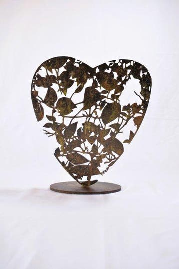 Krum Stanoev (1961) - sculptuur, Desde el corazón 4 - 28 cm
