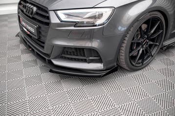 Maxton Front Flaps Audi S3 / A3 S-Line Sportback 8V Facelift, Verzenden