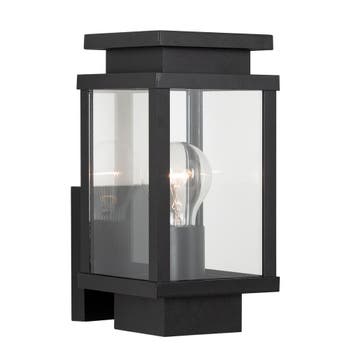 Boston Muurlamp Zwart met LED Buitenverlichting, Verzenden, Nieuw