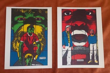 Gilbert & George (XX-XXI) - 2 lithographies EYED et THREE