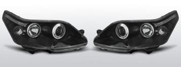 Koplampen Angel Eyes | Citoen C4 2004-2010 | zwart, Auto-onderdelen, Verlichting, Verzenden, Nieuw, Citroën
