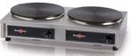 Crepes 2 bakplaten rond | 3-4 uur gebruik Krampouz, Verzenden, Nieuw in verpakking