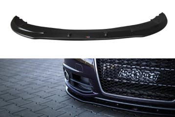 Voorspoiler Audi A6 S-Line C6 FL Sedan Glanzend Zwart, Ophalen of Verzenden, Nieuw
