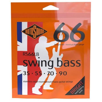 Rotosound RS66LB Swing Bass 66 Snarenset Basgitaar Stainless, Ophalen of Verzenden, Nieuw