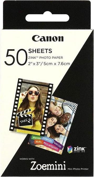 Canon ZINK Zelfklevend Fotopapier - Pak van 50 sheets, Verzenden, Nieuw