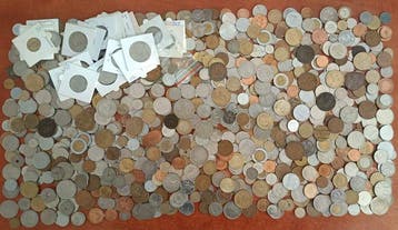 Wereld. World Coins (4,8 kg Mixed Lot) (Zonder minimumprijs)