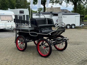 Enkelspan / Tweespan / Recreatiewagen / Glinkowski, Dieren en Toebehoren, Rijtuigen en Koetsen, Gebruikt, Paard