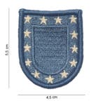 Embleem stof US army blauw, Verzamelen