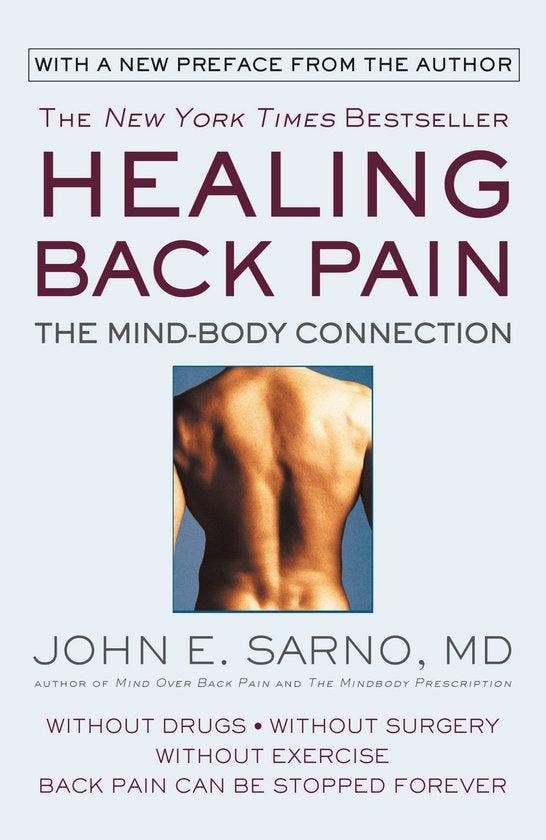 Healing Back Pain - John E. Sarno 9780446392303, Boeken, Taal | Engels, Zo goed als nieuw, Verzenden