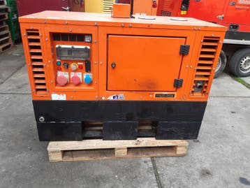 10 kva Europower aggregaat, Ophalen, Gebruikt, 10 tot 30 kVA, Elektrisch startend