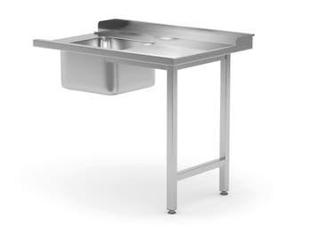 Laadtafel Met Gootsteen Voor Vaatwassers, Hendi, Rechterzijd, Ophalen of Verzenden, Nieuw