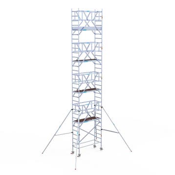 Rolsteiger Professional 75x190 10,2m werkhoogte vrijstaand, Verzenden, Nieuw, Rolsteiger of Kamersteiger, 5 meter of hoger