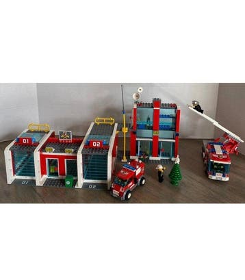 Lego Set - 7208 - City - Stazione dei pompieri, Nieuw