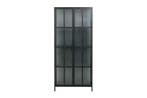 industrieele vitrine DURA STEEL 180cm zwart metalen, Ophalen of Verzenden, Nieuw