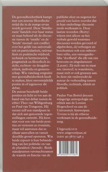 Het geweld van laatste woorden / Filosofische diagnosen, Verzenden, Gelezen, P. van Bortel