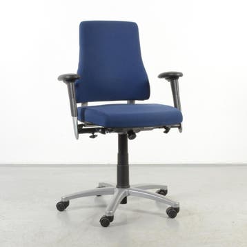 Bureaustoel BMA Axia - Blauw - 4D armleggers, Ophalen of Verzenden, Nieuw in verpakking
