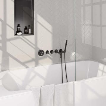 Brauer Gunmetal Carving Thermostatische Inbouw Badkraan, Doe-het-zelf en Verbouw, Sanitair, Ophalen of Verzenden, Nieuw