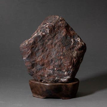 Benitokachi Kijksteen met houten standaard - Steen, Hout -