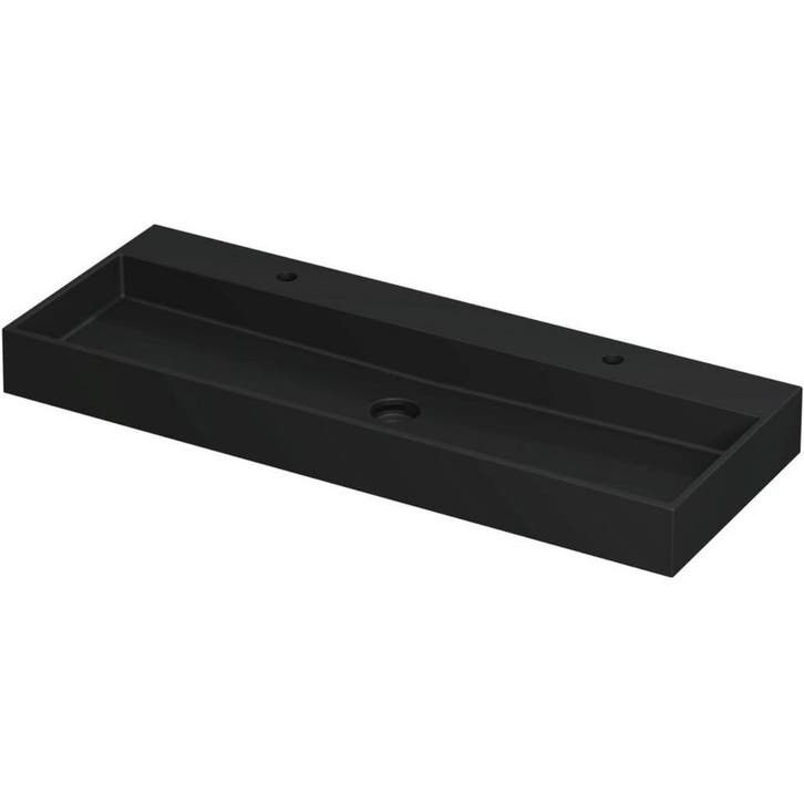 INK United Wastafel Porselein met 2 Kraangaten incl., Doe-het-zelf en Verbouw, Sanitair, Nieuw, Ophalen of Verzenden