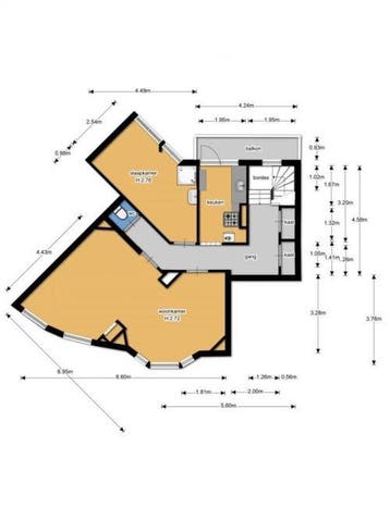 Te Huur 3 Appartement Veenkade In Den Haag, Den Haag, Den Haag, Direct bij eigenaar, Appartement