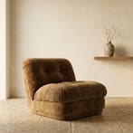 Lounge chair Nook - Mosterd, Ophalen of Verzenden, Nieuw