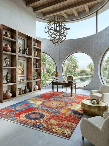Premium wol tapijt - Mamluk-ontwerp - handgemaakt - nieuw -, Nieuw