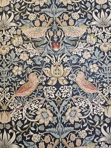 300x280cm! William Morris stof - Exclusieve Artmaison stof