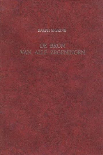 Erskine, Ralph-De bron van alle zegeningen, Boeken, Verzenden, Gelezen