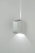 Rietveld Wandlampen - Aluminium - Geschuurd Aluminium, Metaa, Verzenden, Nieuw