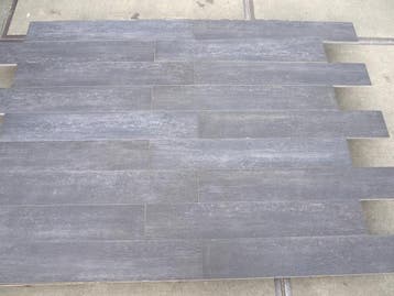 Veiling - 21,6 M2 Keramische Tegel Antraciet 120x20x20 Cm, Tuin en Terras, Tegels en Klinkers, Nieuw