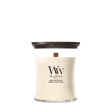 WoodWick Vanilla & Sea Salt Medium Candle - 275gr, Ophalen of Verzenden, Nieuw, Overige typen
