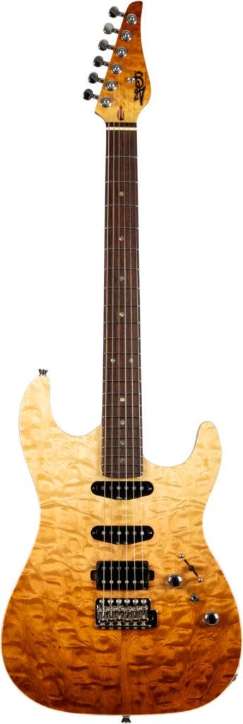 Jet Guitars JS-45 Fireburst, Verzenden, Nieuw