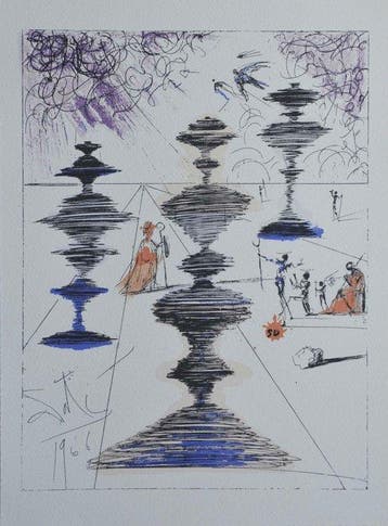 Salvador Dali (1904-1989) - Le Philosophe Scythe