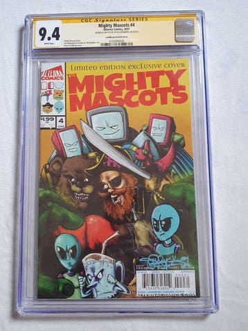 mighty mascots #4 - #CGC 9,4 Signed & Sketch by Jesse, Boeken, Nieuw