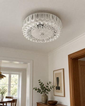 Plafondlamp - Glas - Authentieke plafonnière