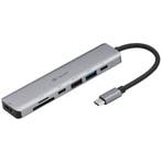 Tracer 7 in 1 Adapter USB Hub Type-C - HDMI 4K USB 3.0 PDW, Computers en Software, Pc- en Netwerkkabels, Ophalen of Verzenden