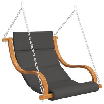 Schommelstoel Zonder Frame - Teakhout | Retourdeal -35%, Ophalen of Verzenden, Zo goed als nieuw, Hout