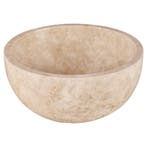 Waskom Differnz Lodi 38 cm Marmer Beige, Doe-het-zelf en Verbouw, Sanitair, Ophalen of Verzenden, Nieuw, Overige typen