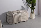BANKJE SOFTY CRÈME CM 90X45X45, Ophalen of Verzenden, Nieuw