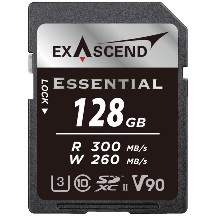 Exascend Essential UHS-II SD Card(V90) 128GB, Audio, Tv en Foto, Fotografie | Geheugenkaarten, Overige typen, Nieuw, Ophalen of Verzenden