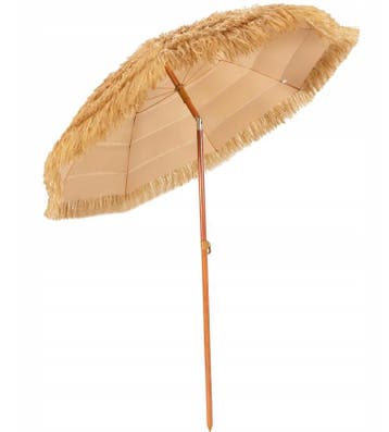 2dekans | Coast parasol 220 cm – beige met verstelbare, Ophalen of Verzenden, Zo goed als nieuw