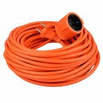 Verlengkabel 2 x 1.5mm oranje - 20 meter, Ophalen of Verzenden, Nieuw