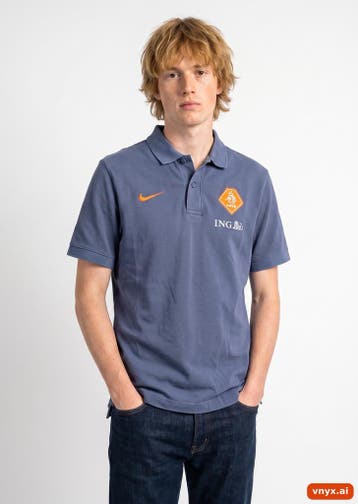 Nike Polos Heren maat M Blauw Vintage, Ophalen of Verzenden, Nieuw