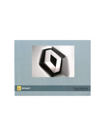 2007 RENAULT TWINGO INSTRUCTIEBOEKJE DUITS