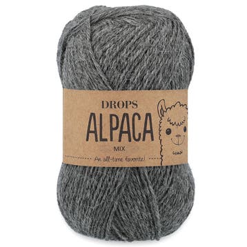 DROPS Alpaca Mix - 517 grijs - Wol Garen, Ophalen of Verzenden, Nieuw