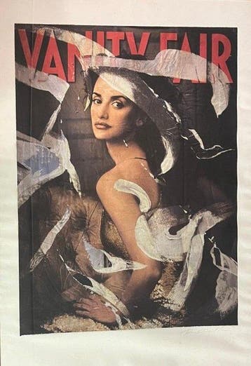 Mimmo Rotella (1918-2006) - Vanity Fair (Penélope Cruz)