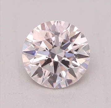 1 pcs Diamant (Natuurlijk gekleurd) - 0.50 ct - Rond - Faint, Nieuw